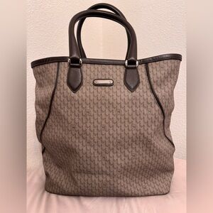 Montblanc Monogram Canvas & Saffiano Leather Tote Bag - Italy